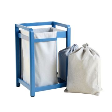 Brook Branch Laundry Sorting Station With Plain Removable Bags - Blue
