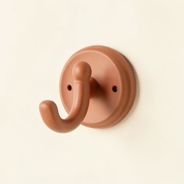 Birch Bend Wall-Mounted Robe Hook - Terracotta (synthetic illustration; no displayed measurements)