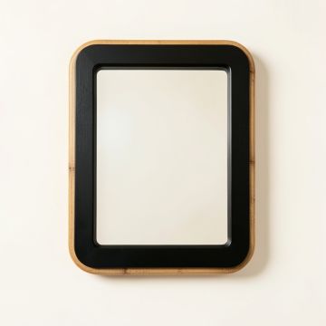 Harbor Bluff Framed Wall Mirror - Black (synthetic illustration; no displayed measurements)