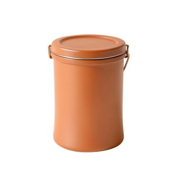 Stone Branch Storage Canister With Lid - Terracotta