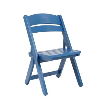 Stone Brook Folding Outdoor Chair - Blue (synthetic illustration; no displayed measurements)