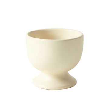 Stone Crest Empty Candle Holder - Ivory