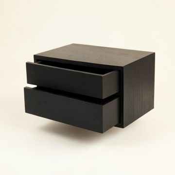 Willow Crossing Under-Desk Drawer Unit - Black (synthetic illustration; no displayed measurements)