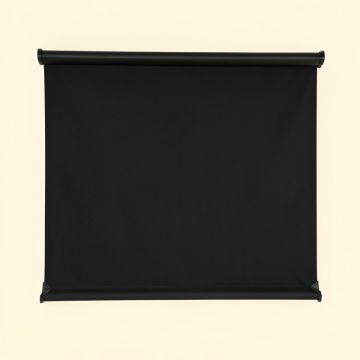 Diy Black Manual Wall/Ceiling Mounted Projector Screen (synthetic illustration; no displayed measurements)