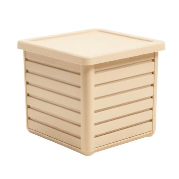 Brook Branch Closed Outdoor Storage Box - Beige (synthetic illustration; no displayed measurements)