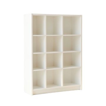 Vale Canyon Freestanding Bookcase - White