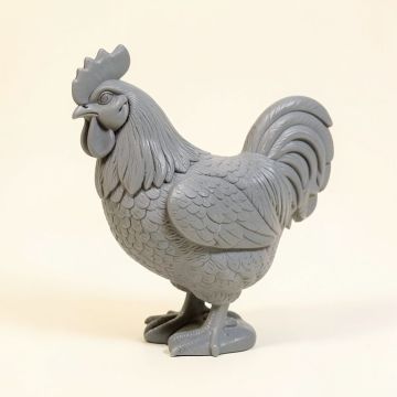Eastvale Farmhouse Stacked Rooster , Hen And Chicken Figurine (synthetic illustration; no displayed measurements)