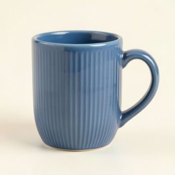 Moss Branch Ceramic Mug - Blue (synthetic illustration; no displayed measurements)