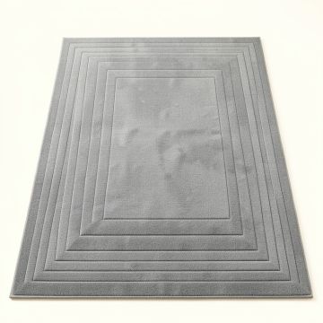 River Canyon Rectangular Outdoor Rug - Gray (synthetic illustration; no displayed measurements)