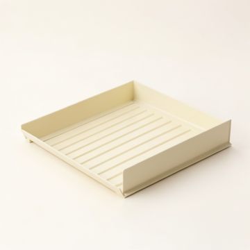 Willow Bridge Empty Under-Desk Cable Tray - Cream (synthetic illustration; no displayed measurements)
