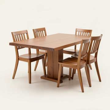 Kisner 5 - Piece Drop Leaf Dining Set (synthetic illustration; no displayed measurements)