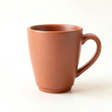 Hazel Crest Ceramic Mug - Terracotta (synthetic illustration; no displayed measurements)
