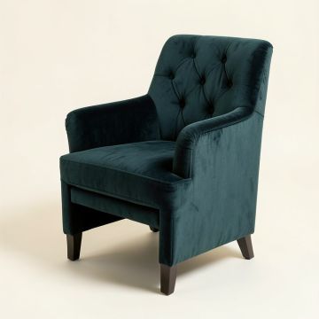 Anika Button Tufted Counter Height Upholstered Dining Chair (synthetic illustration; no displayed measurements)