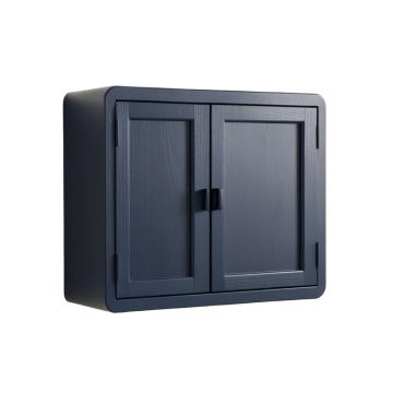 Alder Crest Wall-Mounted Entry Cabinet - Navy (synthetic illustration; no displayed measurements)