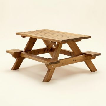 Bartol Picnic Table (synthetic illustration; no displayed measurements)