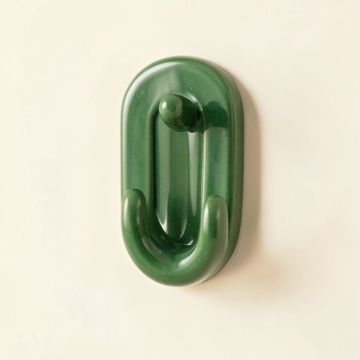 Slate Crossing Wall-Mounted Robe Hook - Green (synthetic illustration; no displayed measurements)