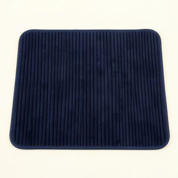 Laurel Crest Bath Mat - Navy (synthetic illustration; no displayed measurements)