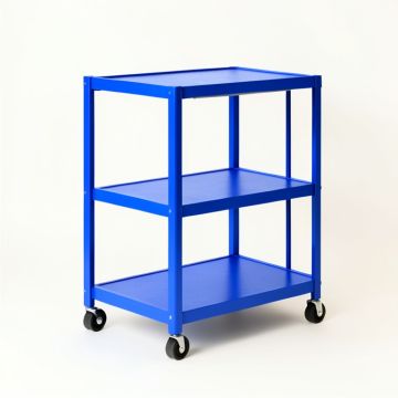 Dawn Branch Empty Rolling Workshop Cart - Blue (synthetic illustration; no displayed measurements)