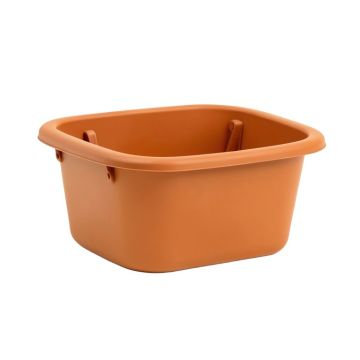 Meadow Canyon Empty Railing Planter With Integral Brackets - Terracotta