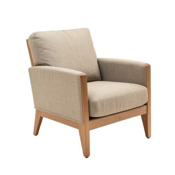 Aucuba 33.5 '' Wide Linen Armchair