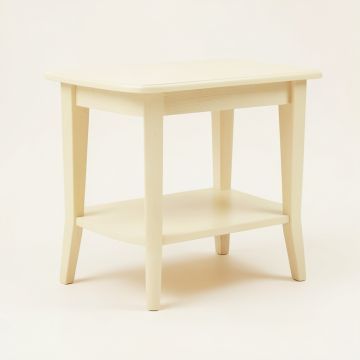 Sage Falls Side Table - Cream (synthetic illustration; no displayed measurements)