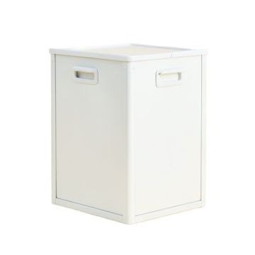 Vale Bend Closed Outdoor Storage Box - White