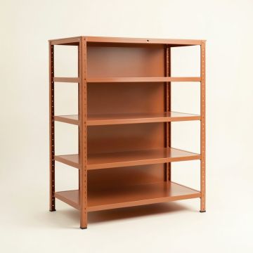Spruce Brook Empty Seed-Starting Shelving Unit Without Lights - Terracotta (synthetic illustration; no displayed measurements)