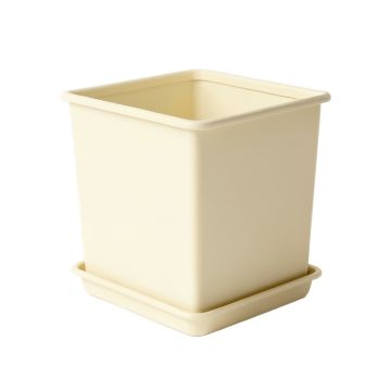 Juniper Bluff Empty Planter - Cream