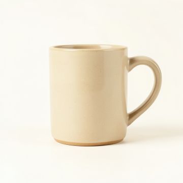 Vale Bridge Ceramic Mug - Beige (synthetic illustration; no displayed measurements)