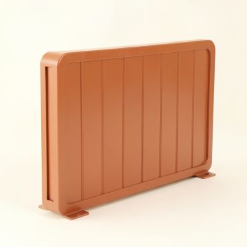 Ridge Canyon Narrow Outdoor Storage Bench - Terracotta (synthetic illustration; no displayed measurements)