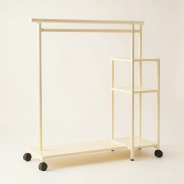 Glen Bend Empty Garment Rack - Cream (synthetic illustration; no displayed measurements)