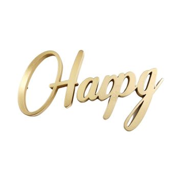 Cursive Word Happy Sign Wall Décor