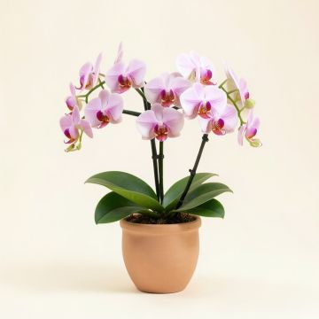 Phalaenopsis Orchid Arrangement In Vase (synthetic illustration; no displayed measurements)