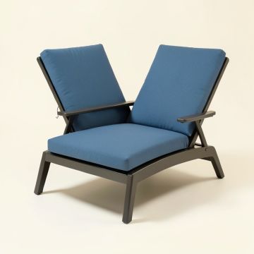 Dalen Outdoor Reclining Chaise Lounge With Cushion (synthetic illustration; no displayed measurements)
