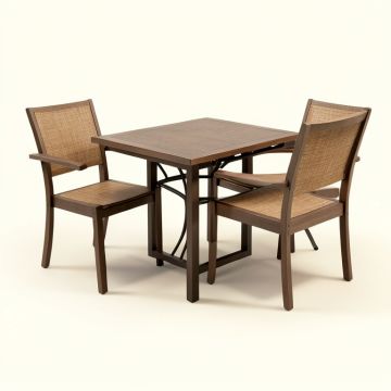 Mosaic Outdoor 3-Piece Bistro Set (synthetic illustration; no displayed measurements)
