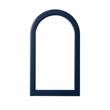 Olive Arc Framed Wall Mirror - Navy