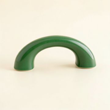 Cliff Bluff Cabinet Handle Without Packaging - Green (synthetic illustration; no displayed measurements)