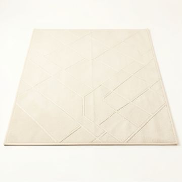 Shore Bluff Rectangular Outdoor Rug - Cream (synthetic illustration; no displayed measurements)