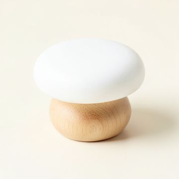 Hazel Branch Cabinet Knob Without Packaging - White (synthetic illustration; no displayed measurements)