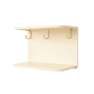 Aspen Canyon Wall-Mounted Entryway Organizer Shelf - Ivory (synthetic illustration; no displayed measurements)