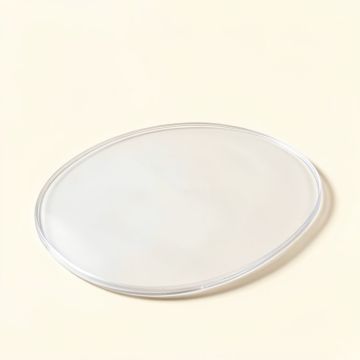 Cleartex Beveled Oval Chair Mat (synthetic illustration; no displayed measurements)