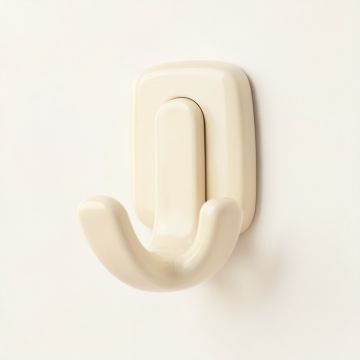 Juniper Canyon Wall-Mounted Robe Hook - Ivory (synthetic illustration; no displayed measurements)