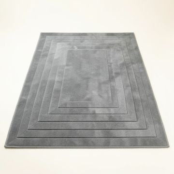 Ash Brook Rectangular Outdoor Rug - Gray (synthetic illustration; no displayed measurements)