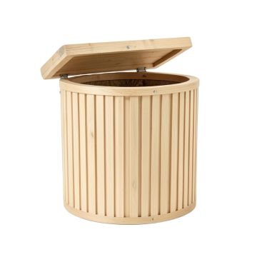 Hazel Crest Closed Garden Compost Bin - Beige