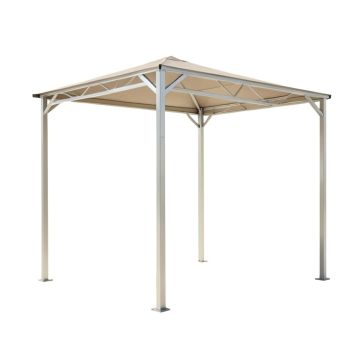 10 Ft. D Aluminum Pergola With Canopy