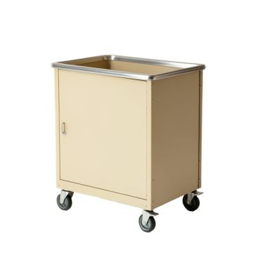 Slate Dale Empty Rolling Workshop Cart - Beige