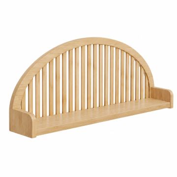 Vale Arc Wall-Mounted Entryway Organizer Shelf - Beige