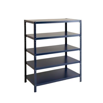 Vale Bend Desktop Shelving Unit - Navy