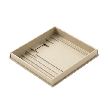 Meadow Crossing Empty Under-Desk Cable Tray - Beige