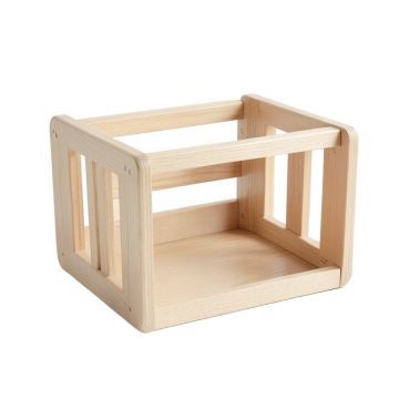 Olive Canyon Empty Furniture-Style Pet Crate - Beige